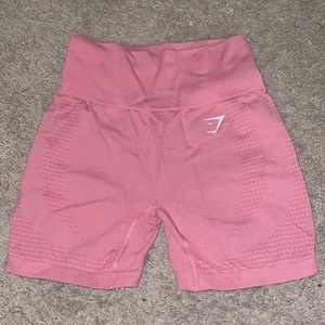 Pink Gymshark shorts